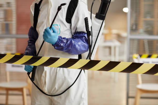 Professional Biohazard Cleanup technician working in Great Meadows, NJ